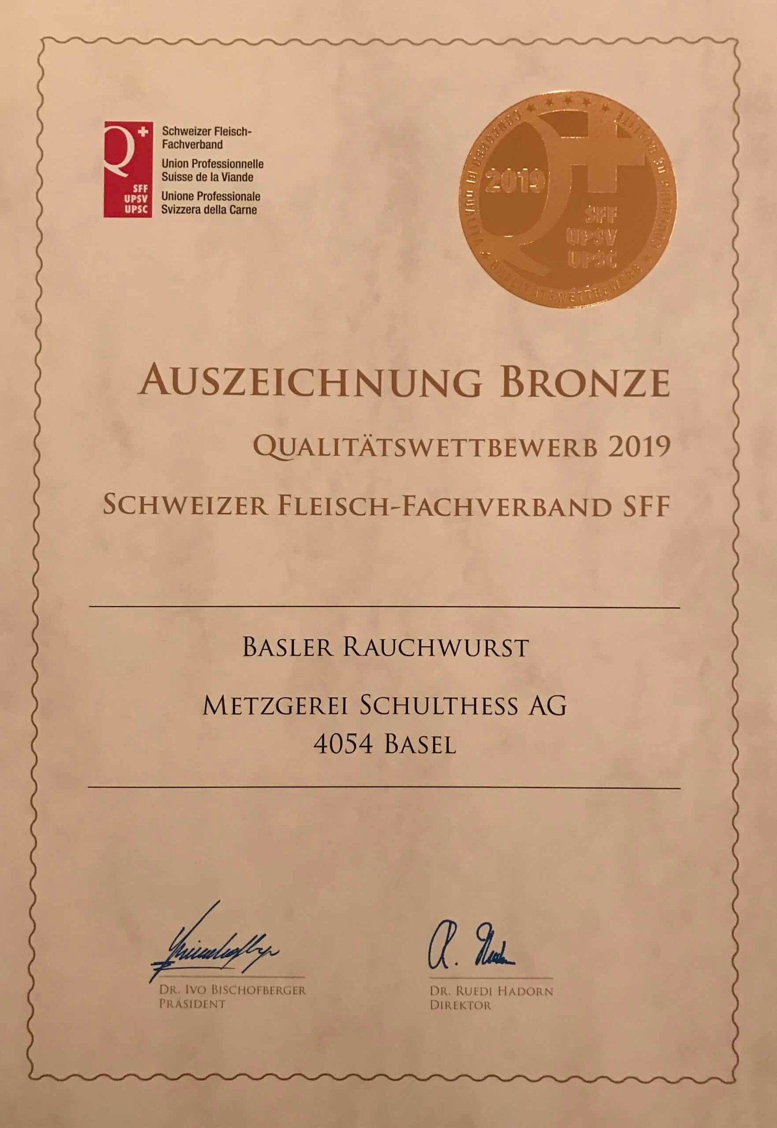 Basler Rauchwurst
