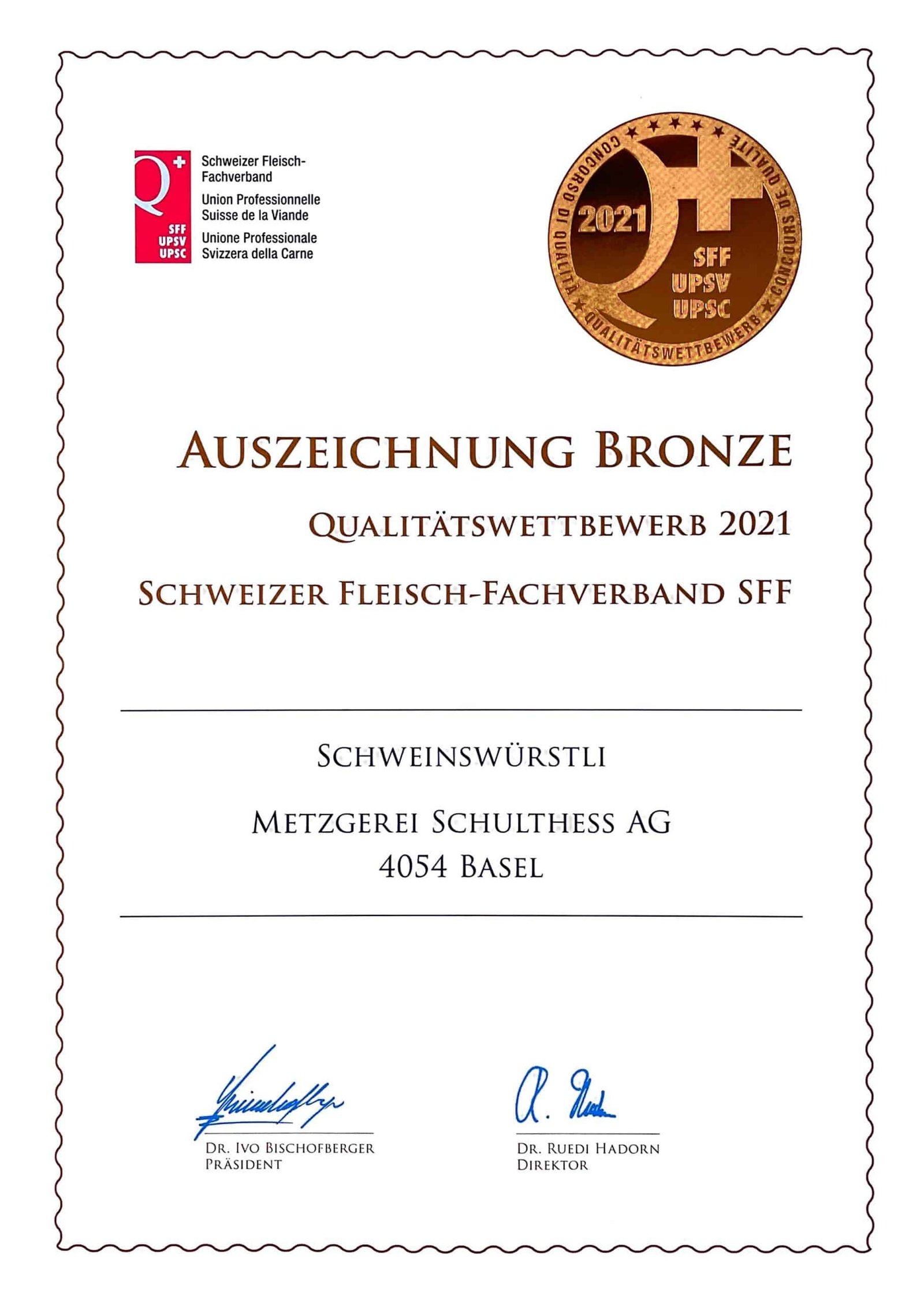 Schweinswürstli